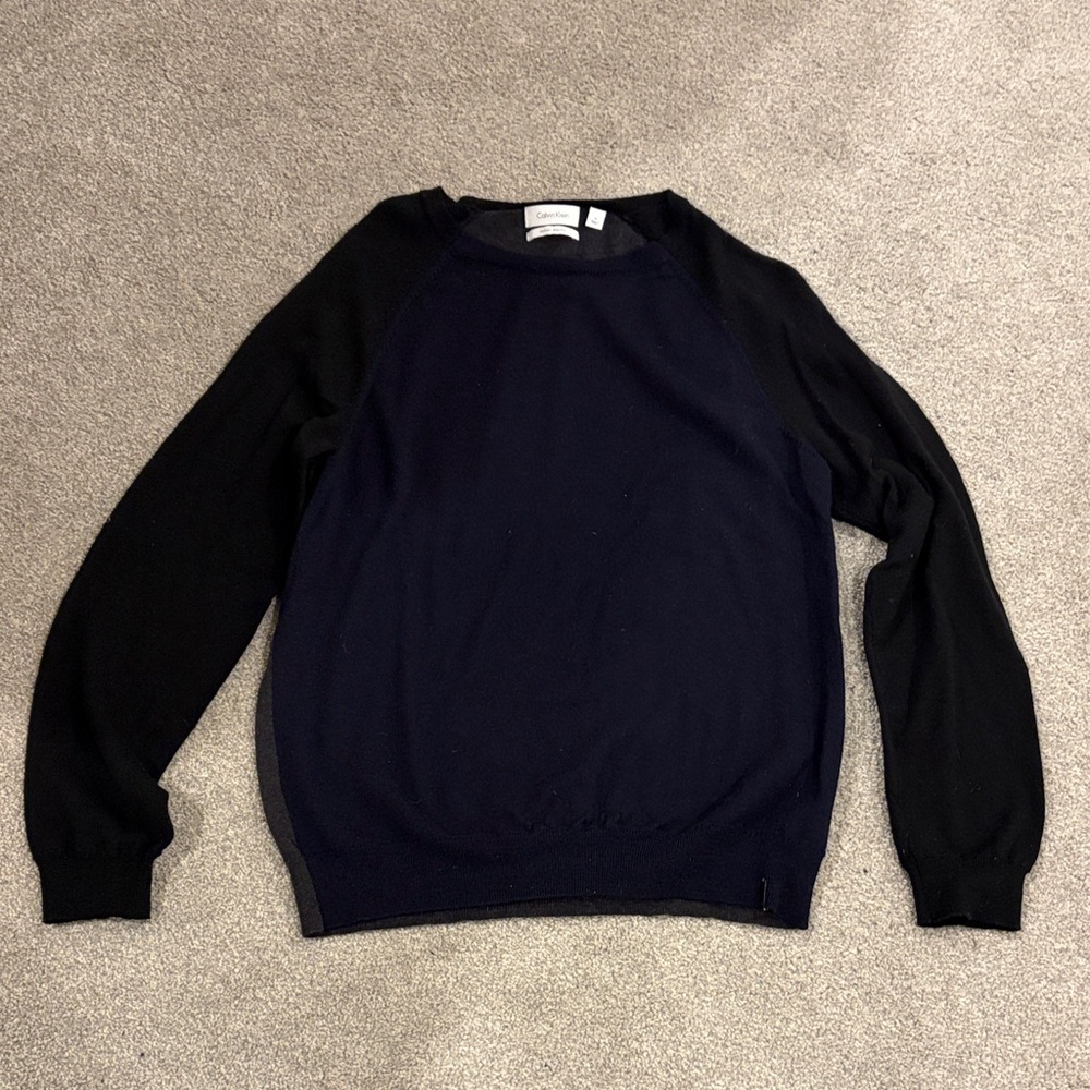 Men’s Navy and Black Sweater
